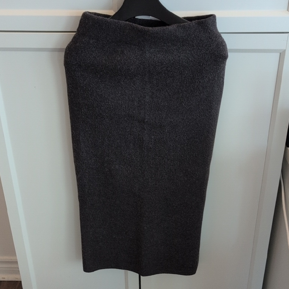 Gray Women's knit Skirt